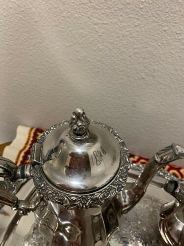 Pc Countess Silverplate Coffee Tea Set Service Countess By