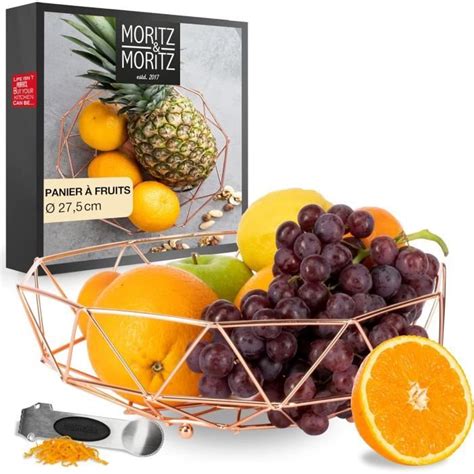 Moritz Moritz Corbeille Fruits En M Tal Cuivr Cm Coupe