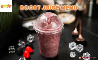 Boost Juice Menu Prices in Australia 2024