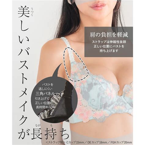 フランデランジェリー fran de lingerie ボディメイクの真骨頂印象派の絵画のようなフラワーモチーフ グレースイストムード