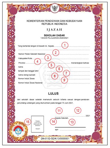 Detail Contoh Ijazah Paud Koleksi Nomer 28