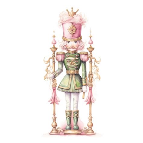 Premium Ai Image There Is A Watercolor Painting Of A Nutcracker With