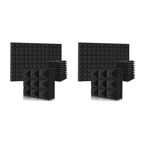 24 Pcs Acoustic Foam Panel,Sound Insulation Foam Panel,Noise Reduction
