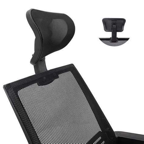 Office Chair Mesh Headrest Attachment Universal Adjustable