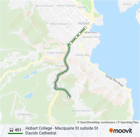 Route Schedules Stops Maps Hobart City Updated