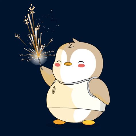 Happy Birthday Celebration  By Pudgy Penguins Find And Share On Giphy