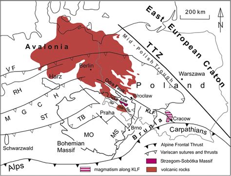 Extent Of The Latest Carboniferousearliest Permian Volcanic Rocks In