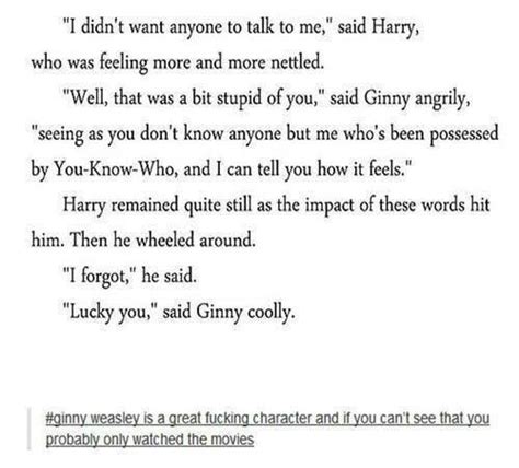 One Of My Favorite Moments Book Ginny Movie Ginny Harry Potter