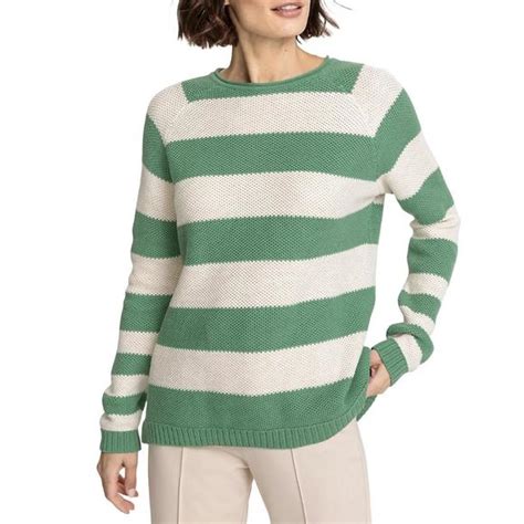 Olsen Sweaters New Olsen Pure Spirit Cora Sweater In Green Multi