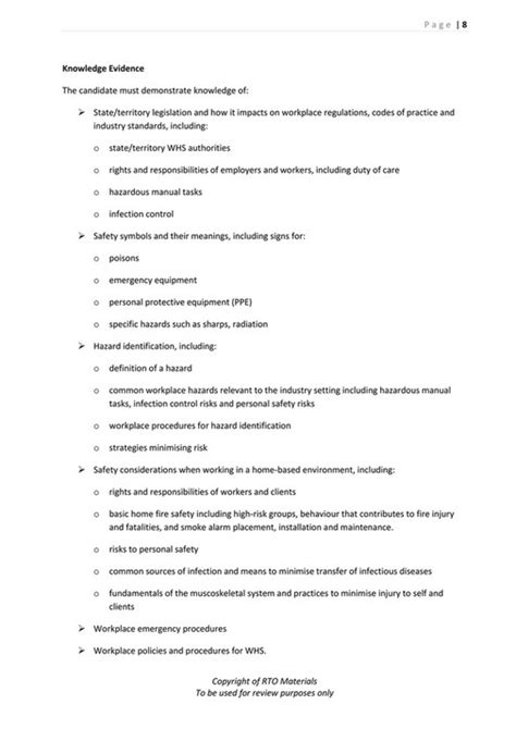 Rto Materials Hltwhs Learner Guide V Page