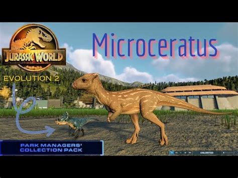 Microceratus Park Managers Collection Pack Jurassic World Evolution