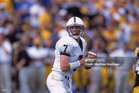 Zack Mills Of The Pennsylvania State Nittany Lions Drops Back To Pass