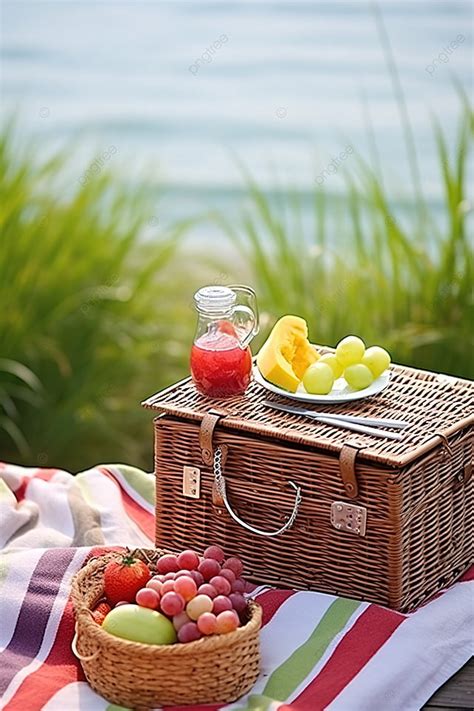 Summer Picnic Basket Background Wallpaper Image For Free Download - Pngtree