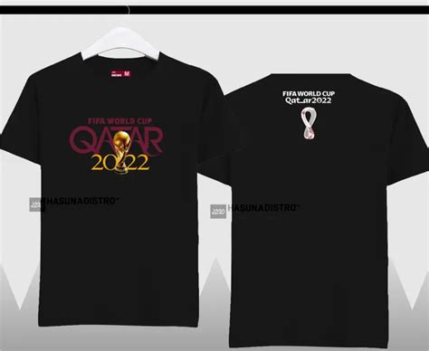 Kaos Piala Dunia Qatar 2022 Kaos Merchandise Fifa World Cup Distro