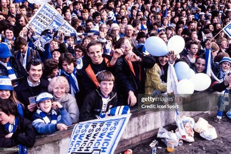 Fans Ipswich Town During The Uefa Final Cup First Leg Match Between