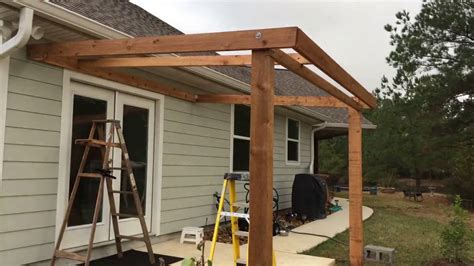 How To Build A Wood Awning Over A Deck Builders Villa