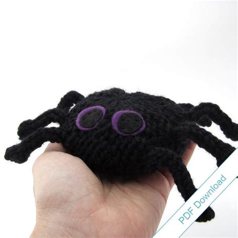 Spider Knitting Pattern Pdf Knit Your Own Toy Spider