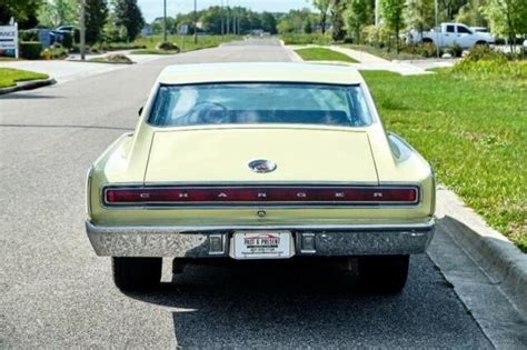 1967 Dodge Charger 440 Fastback Yellow For Sale