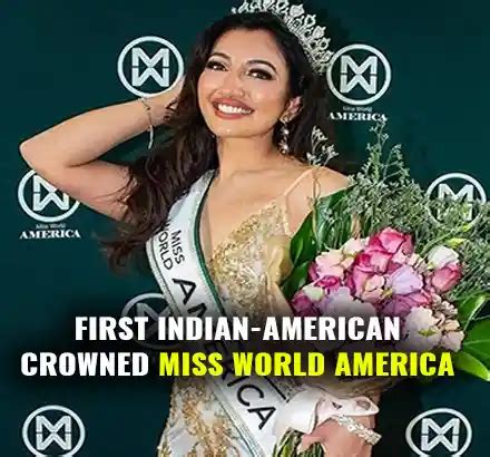 Indian American Miss World America Shree Saini Inspires USA The