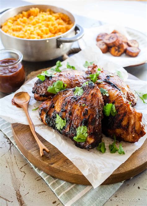 Guava Bbq Chicken Thighs The Noshery