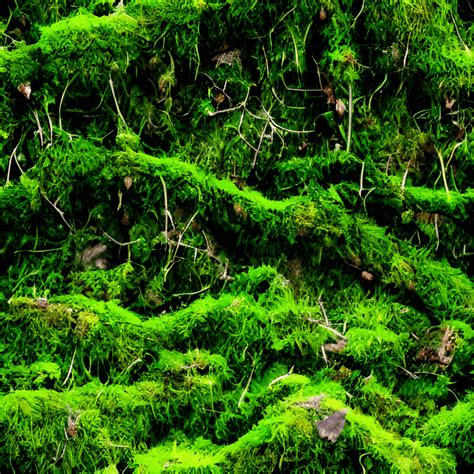 Moss Forest Ground Digital Graphic · Creative Fabrica