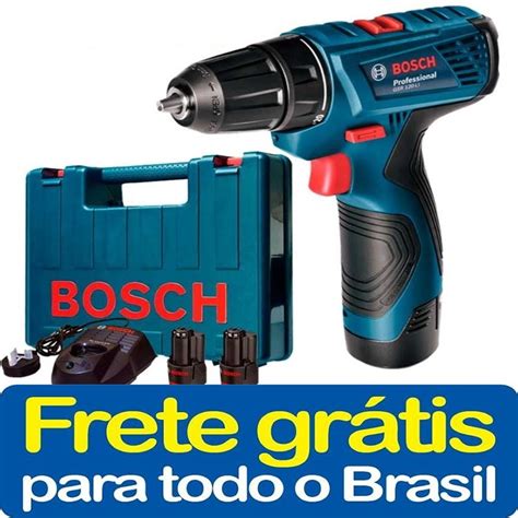 Furadeira Parafusadeira Bosch Gsr Li Baterias Original R