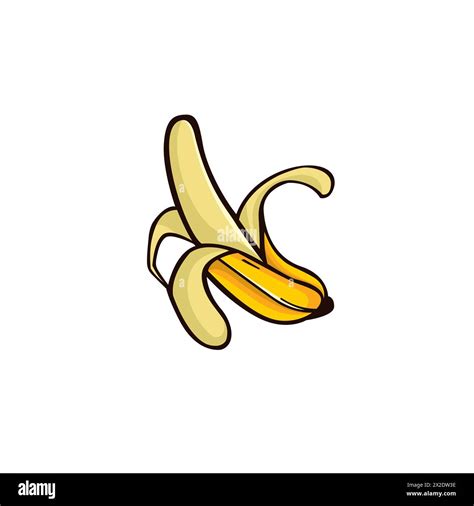 Banana Vector Illustration Banana Food Icon Healthy Food For Diet