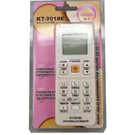 In Universal Air Conditioner Remote Control Kt E Lcd Ac