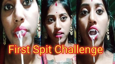 Spit Challenge😤most Requested Challenge Videombmqueen Youtube