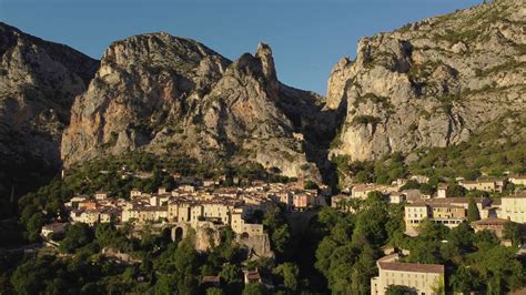 Moustiers Sainte Marie Village In Provence France 16349041 Stock Video