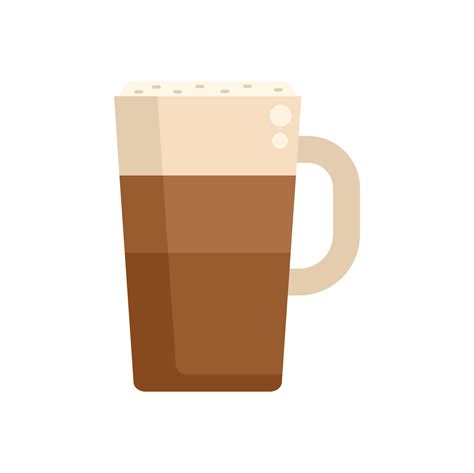 Heart latte icon flat vector. Cafe cup 17328476 Vector Art at Vecteezy