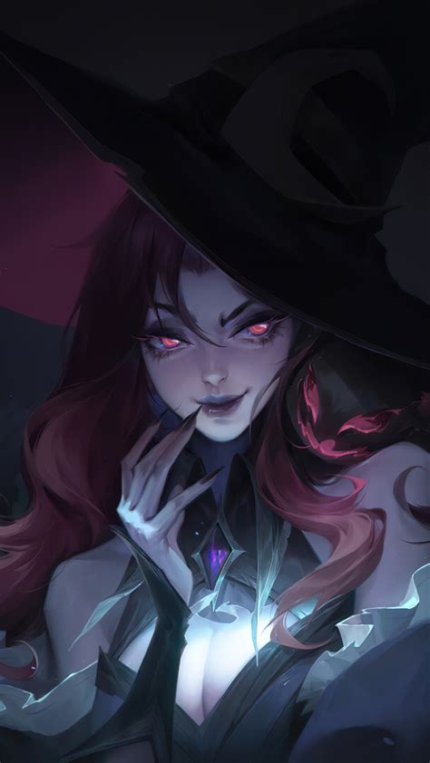 Miss Fortune Bewitching Splash Art Lol 4k Hd Phone Wallpaper Rare