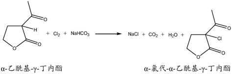 α 氯代 α 乙酰基 γ 丁内酯合成联产盐酸乙脒的工艺方法及其应用与流程