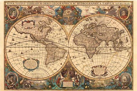 Mapa Mundi Antiguo Arte Con Mapas Mapas Del Mundo Antiguo