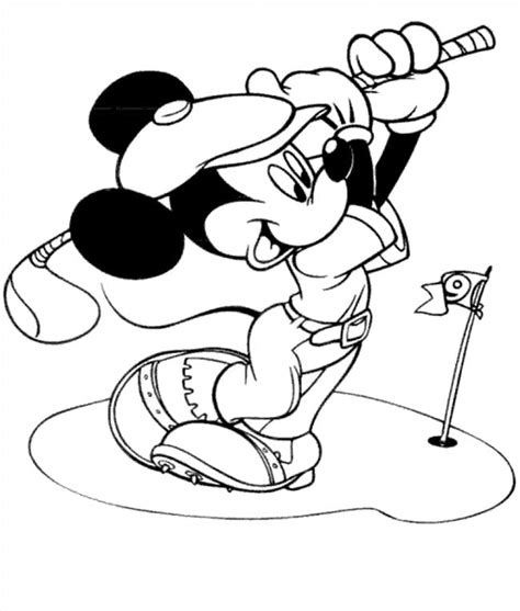 Coloriage Mickey Mouse Qui Bâille télécharger et imprimer gratuit