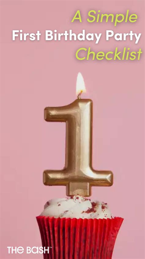 A Simple First Birthday Party Checklist Artofit