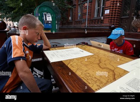 Restaurant In Torun Poland Stock Photo Alamy