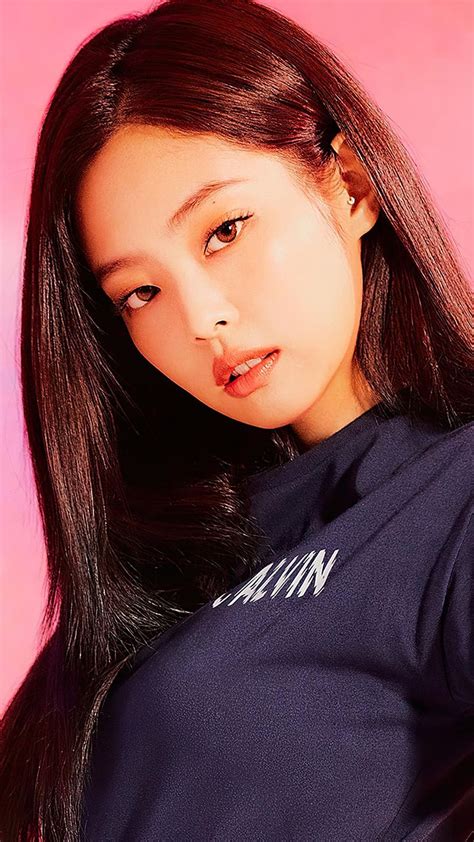 Blackpink Group Jennie Kim Banda Coreana Cantante Fondo De Pantalla