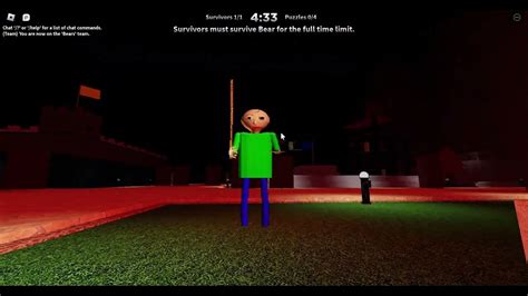 Baldi Skin Showcase Bear Roblox Re Added Youtube