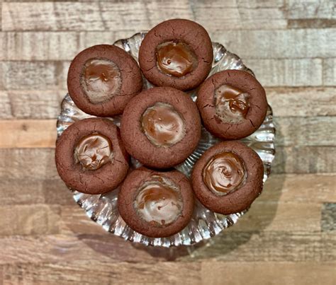 Chocolate Fudge Dulce De Leche Thumbprint Cookies Recipe Gluten Free Option — Sarah Freia