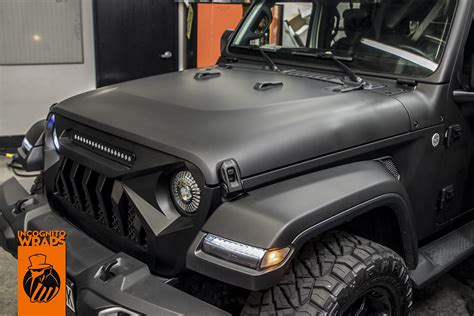 Jeep Wrangler - Matte Black — Incognito Wraps