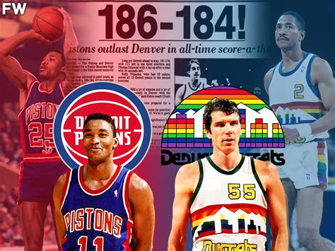 The NBA's Highest Scoring Game: When The 1983 Pistons And The Nuggets ...