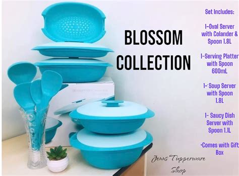 Tupperware Brand Blossom Collection Set In A Box Soldout Furniture