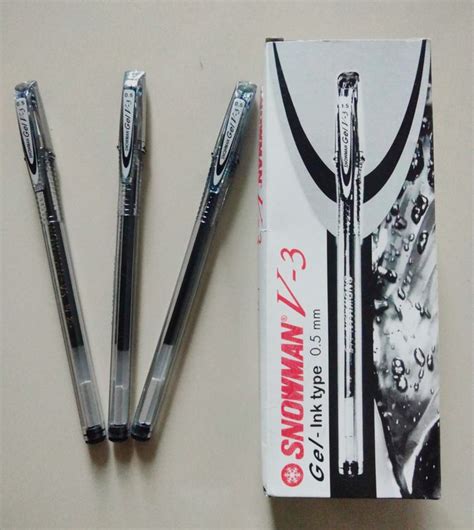 PULPEN BALLPOINT SNOWMAN V 3