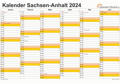 Feiertage Sachsen Anhalt Kalender