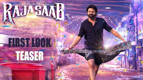 The RajaSaab Movie First Look Teaser TheRajaSaab Prabhas Maruthi