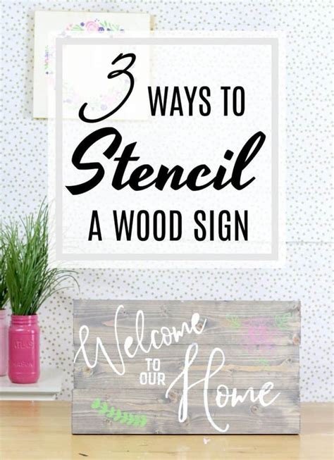 How To Build And Paint A Wood Sign Stencils For Wood Signs Painted