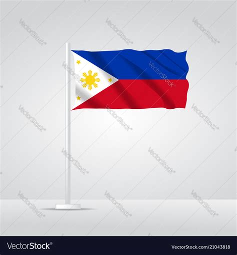 Philippines Flag Wave Drawing