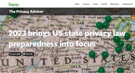 2023 Brings Us State Privacy Law Preparedness Into Focus Best Of Privacy