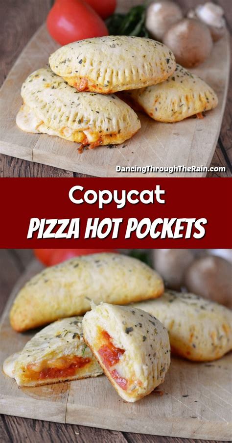 Copycat Pizza Hot Pockets Recipes Homemade Pizza Pockets Easy